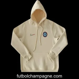 24_25 Chelsea Navy_Red_Black_Beige_Grey Hoodie WIth Black Badge