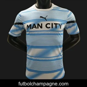 24_25 Manchester City Pre-Match Blue Jersey