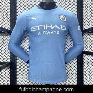 Player Version 24_25 Manchester City Home Long Sleeve Jersey