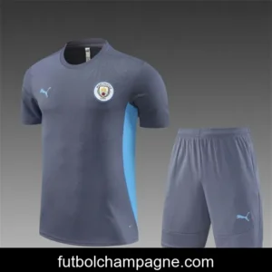 24_25 Manchester City Blue White Short Sleeve Jersey+Shorts