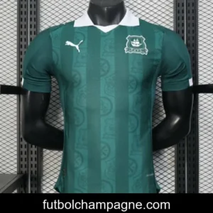 Player Version 25_26 Plymouth Home Jersey Argyle Green with Puma Logo Design