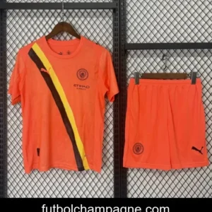 25_26 Kids KIDSUPER x MANCHESTER CITY Orange Jersey