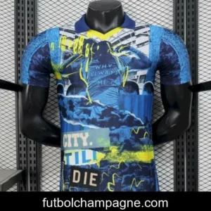 2025_26 Player Version Manchester City Blue Special Edition Jersey