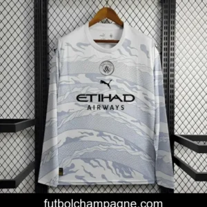 24_25 Manchester City Puma Year of the Dragon White Long Sleeve Jersey