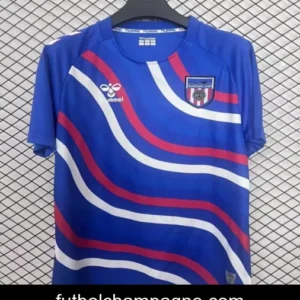 25_26 Sunderland Blue with Flowing Wave Stripes Pre-Match Jersey