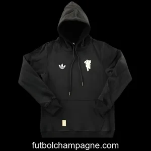 24_25 Manchester United Navy_Red_Black_Beige_Grey Hoodie WIth Black Badge