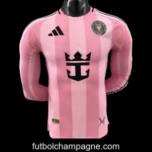 Player Version 25_26 Inter Miami Away Pink Long Sleeve Jersey